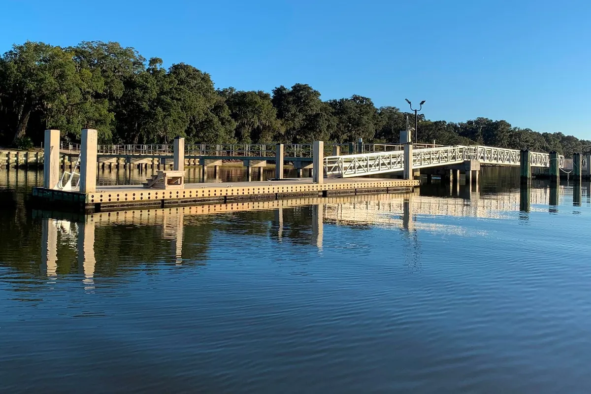 Sea Camp Dock, harbour in St. Marys, United States