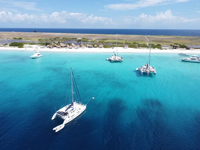Klein Curaçao Anchorage in Curacao