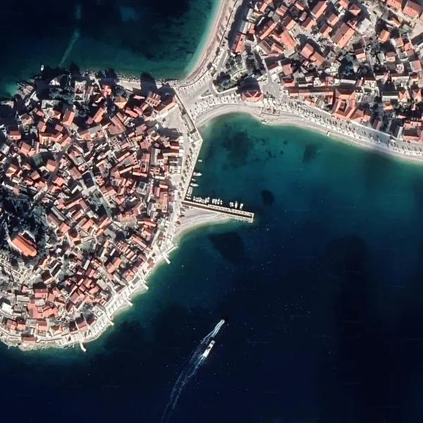 Old harbour, marina in Primošten, Croatia