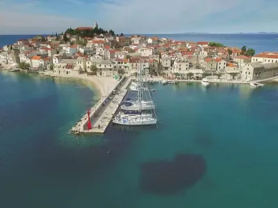 Old harbour, marina in Primošten, Croatia — photo 2
