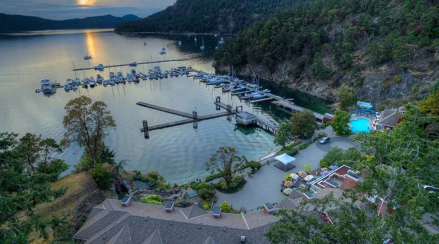 Poets Cove Marina, stop in Southern Gulf Islands Electoral Area