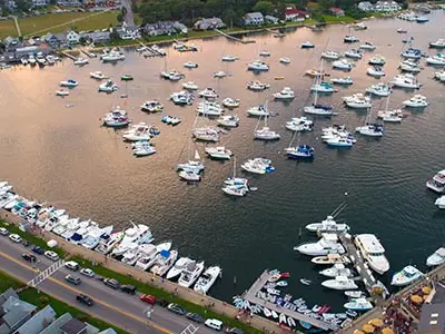Oak Bluffs Harbor, harbour in United States — photo 2