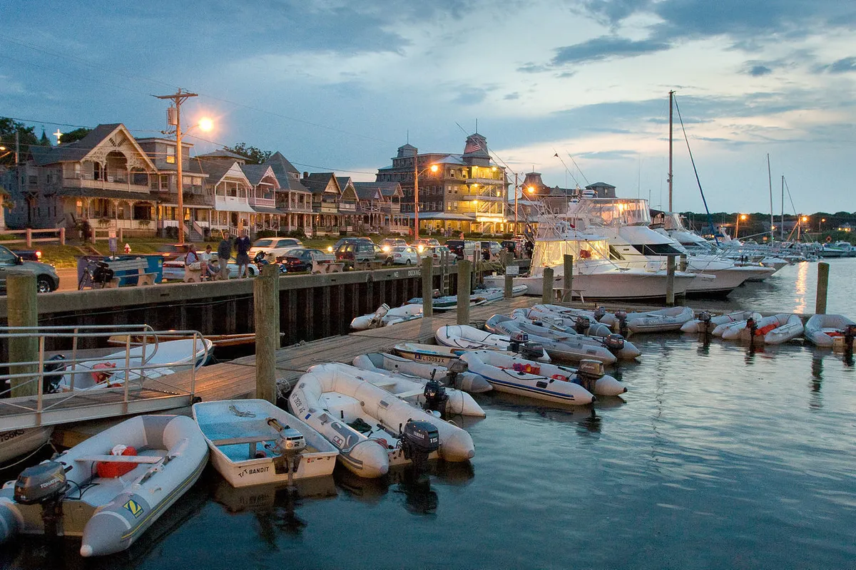 Oak Bluffs Harbor, harbour in United States