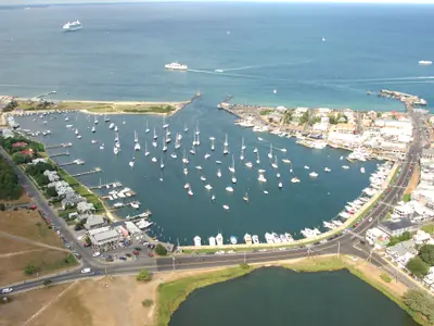 Oak Bluffs Harbor, harbour in United States — photo 3