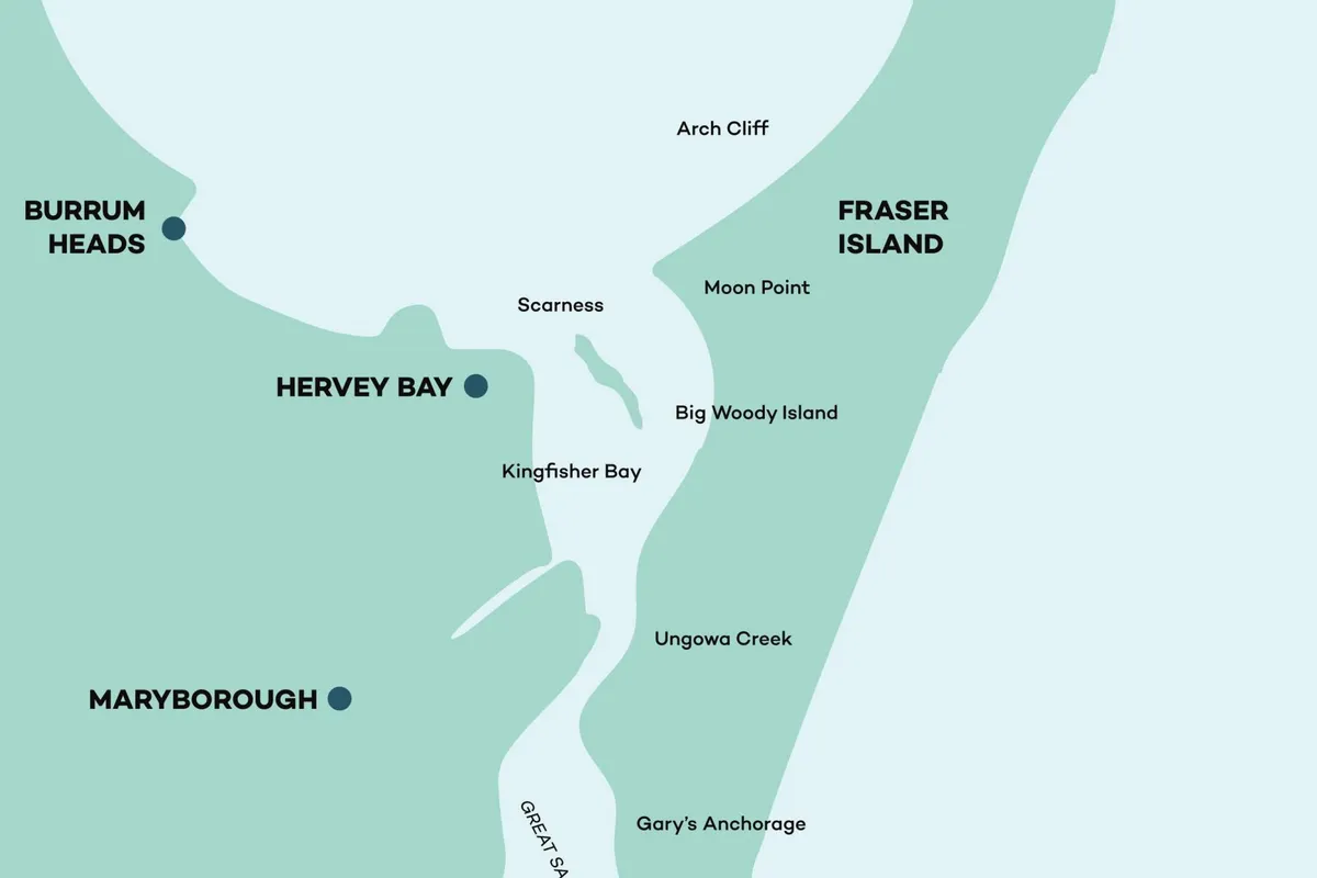 Kingfisher Bay Anchorage in Kingfisher Bay, Australia
