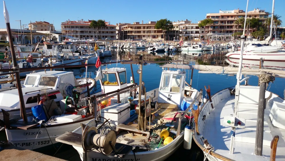 Port de la Colònia de Sant Jordi, marina in Colònia de Sant Jordi, Spain