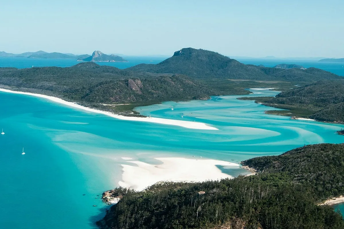 Whitehaven Beach, stop in Australia