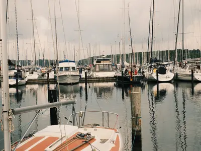 Middelfart city harbour