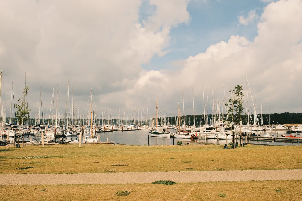 Middelfart city harbour, marina in Middelfart, Denmark — photo 2