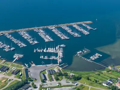 Middelfart city harbour, marina in Middelfart, Denmark — photo 4