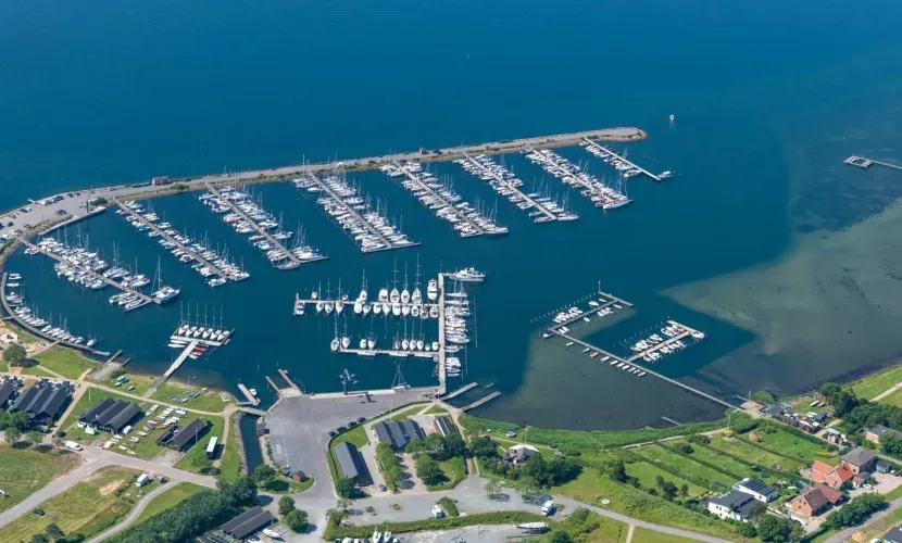 Middelfart city harbour, marina in Middelfart, Denmark — photo 4