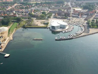 Middelfart city harbour, marina in Middelfart, Denmark — photo 3