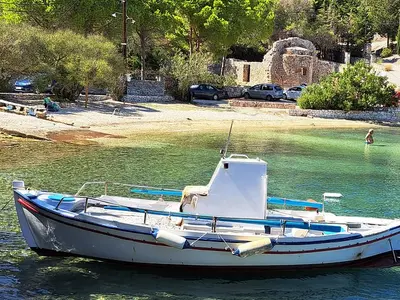 Bay Ozias in Gaios, Greece