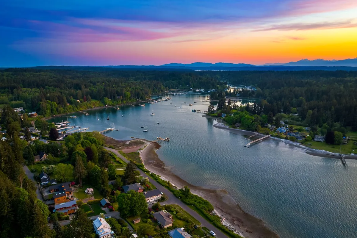 Port Madison Bay, anchorage in United States
