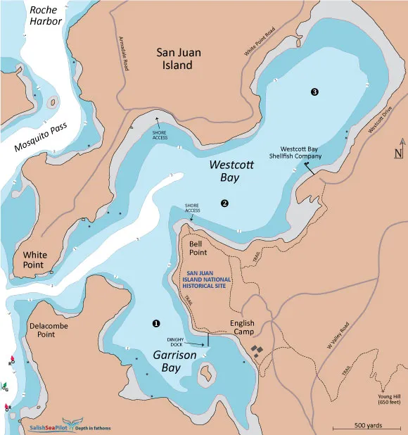 Garrison Bay, stop in Roche Harbor, United States