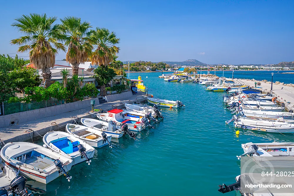 Faliraki Harbor, marina in Faliraki, Greece
