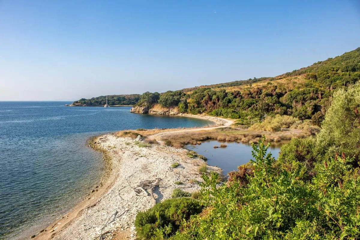 Bolana Bay in Kassopaia Municipal Unit, Greece