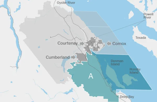 Big Tribune Bay, anchorage in Area A (Baynes Sound), Canada — photo 3