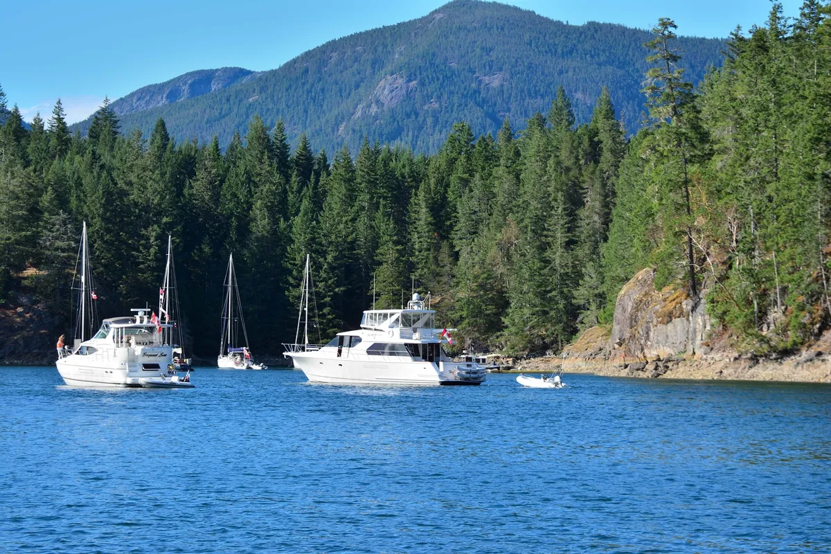 Squirrel Cove, anchorage in Canada — photo 3