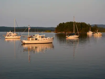 Clam Bay, anchorage in Area G (Saltair / Gulf Islands), Canada — photo 2
