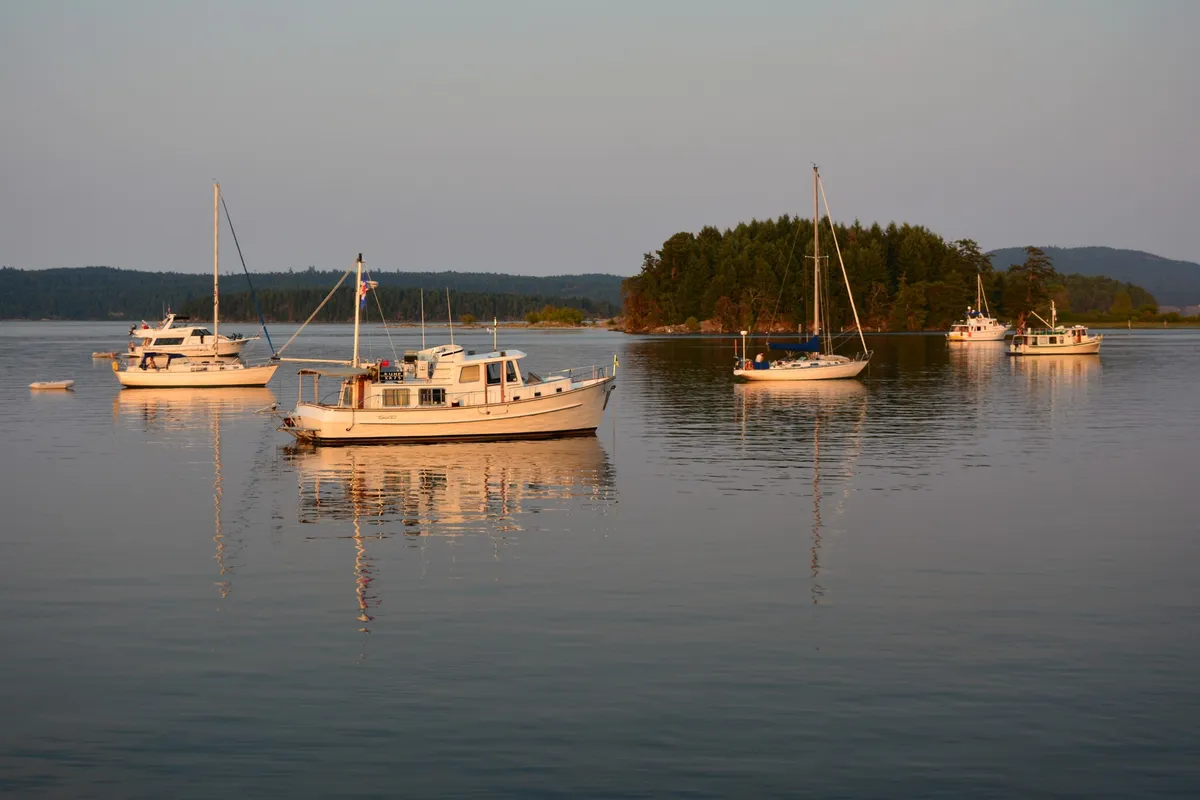 Clam Bay, anchorage in Area G (Saltair / Gulf Islands), Canada — photo 2