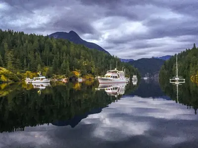 Roscoe Bay, anchorage in Canada — photo 3