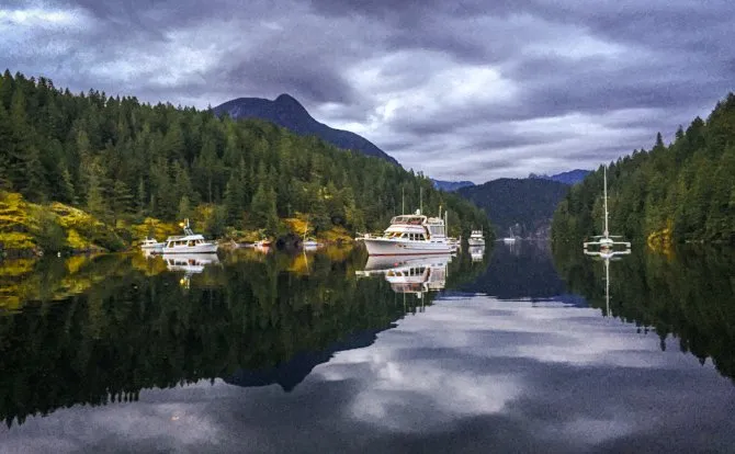 Roscoe Bay, anchorage in Canada — photo 3