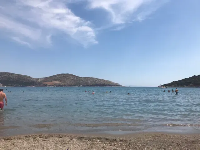 Anavyssos Bay in Anavissos Municipal Unit, Greece