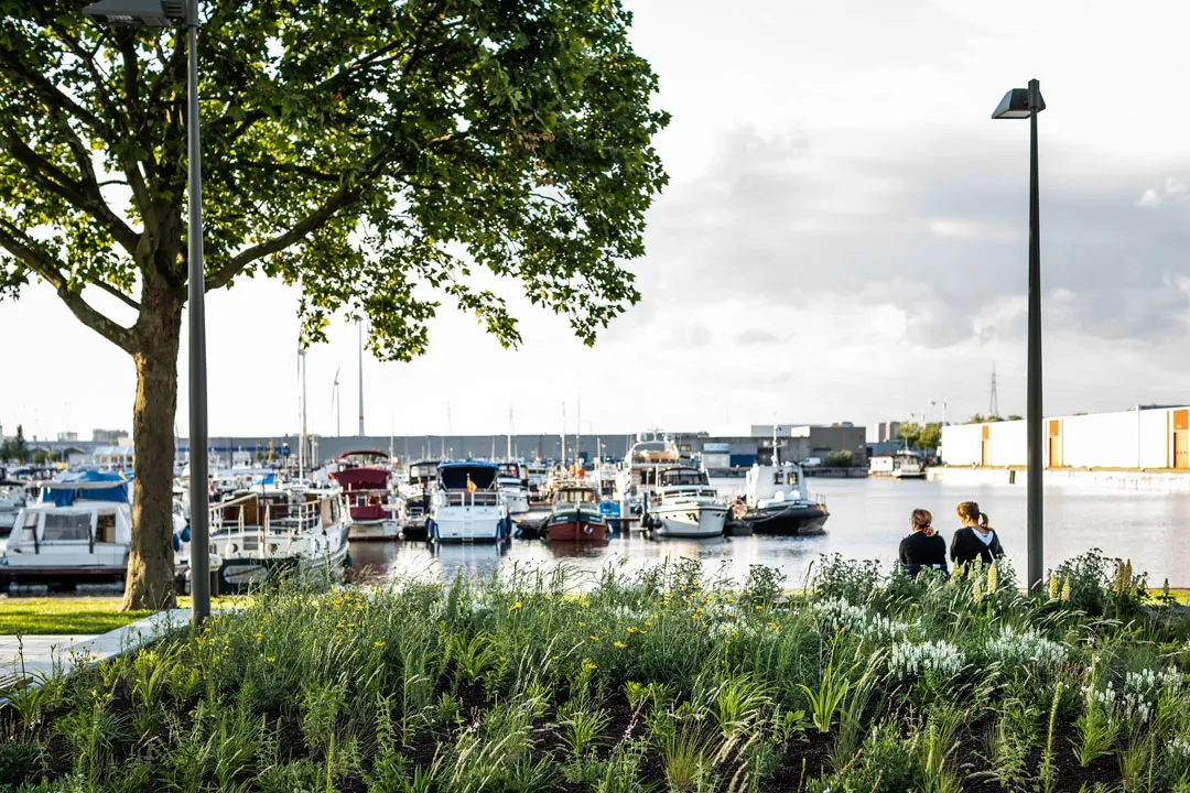 Kempischdok Marina in Antwerp, Belgium