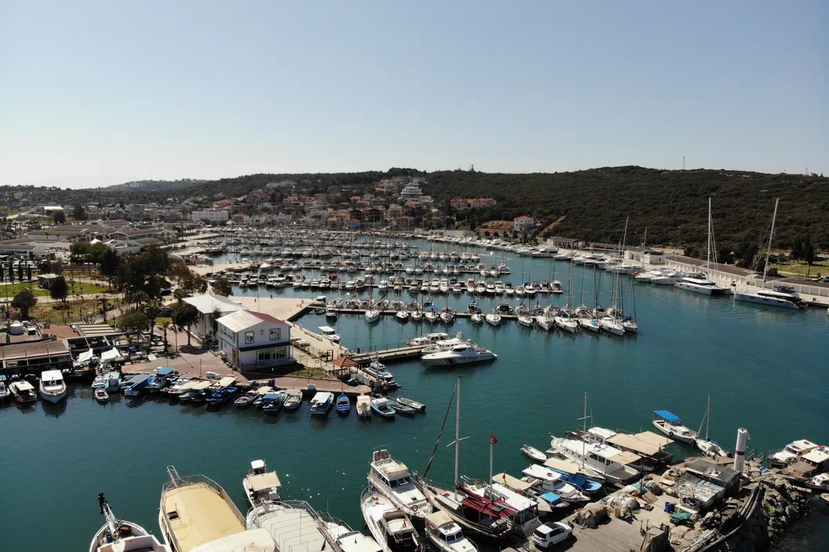 Teos Marina in Seferihisar, Turkey