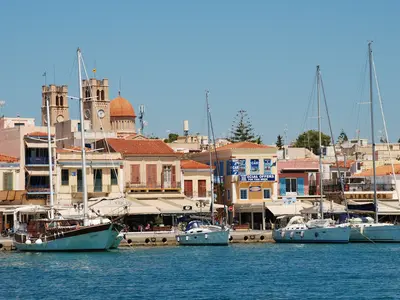 Mouriotou Bay in Perdika, Greece — photo 4