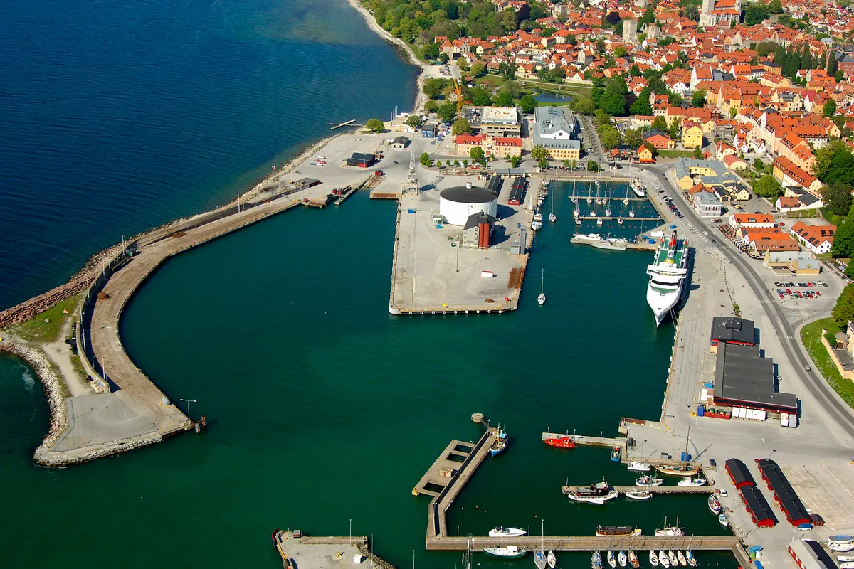 Fiskehamnen, marina in Visby, Sweden — photo 2