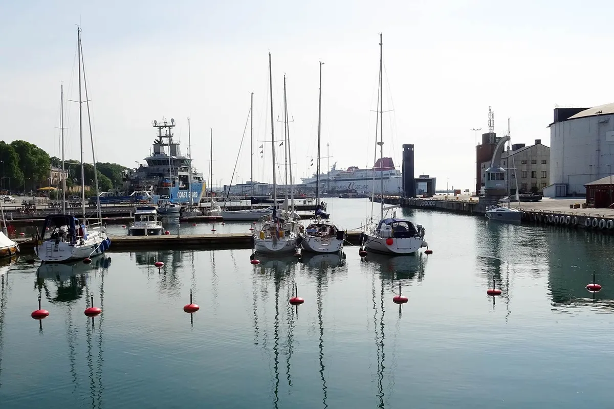 Fiskehamnen, marina in Visby, Sweden — photo 4