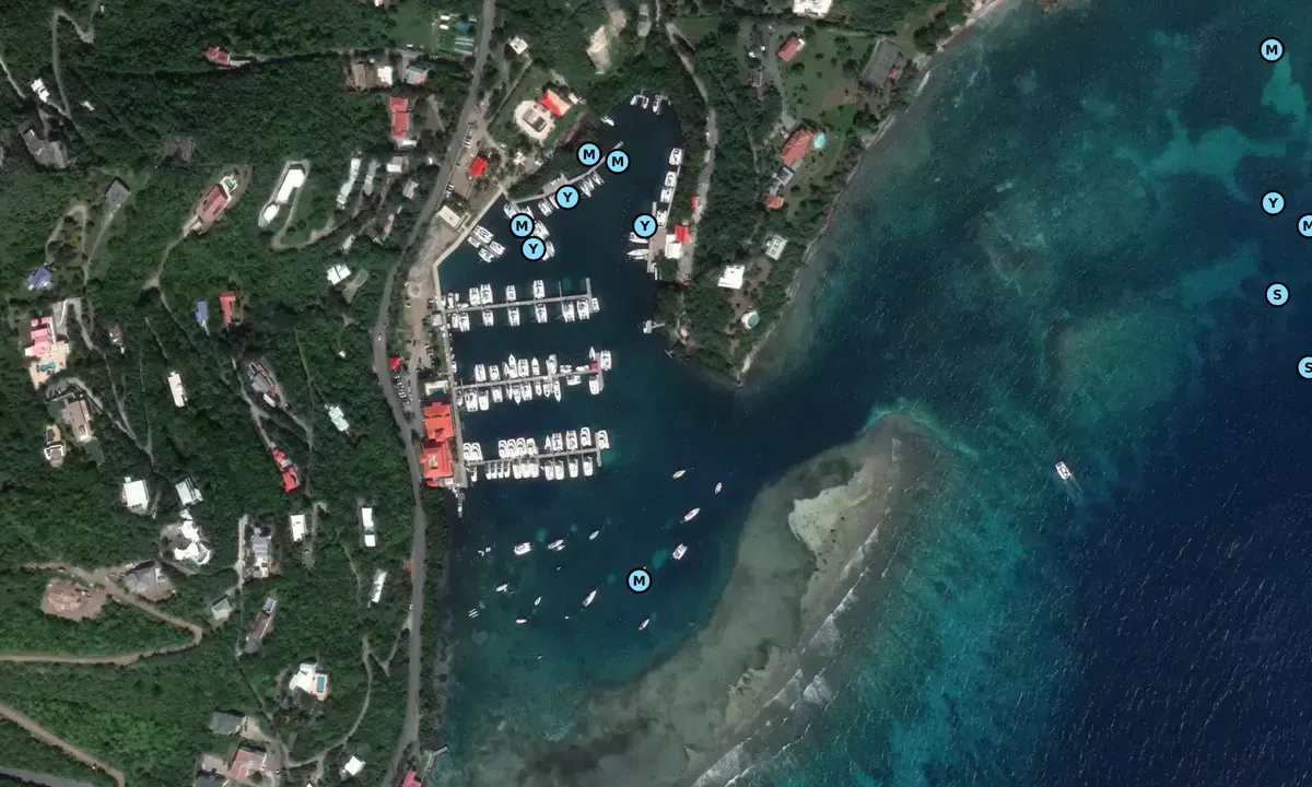 Hodge's Creek Marina in Parham Town, British Virgin Islands