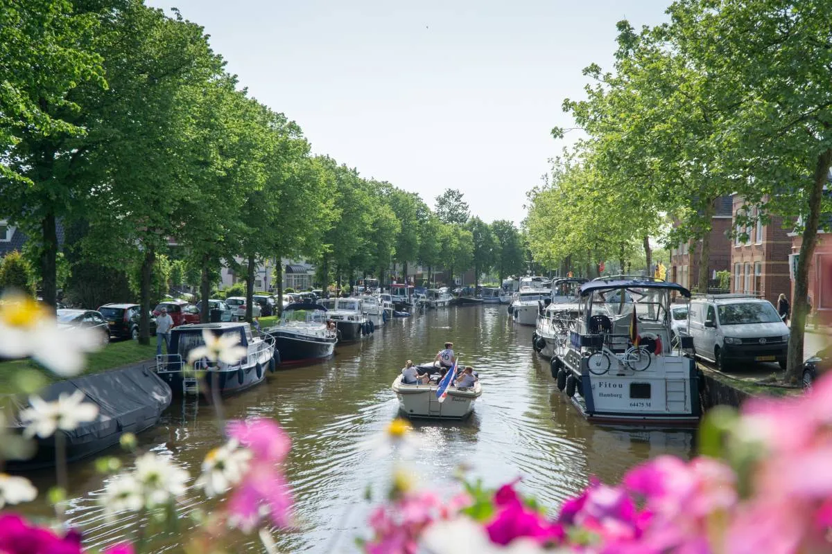 Gemeentehaven, marina in Stavoren, Netherlands