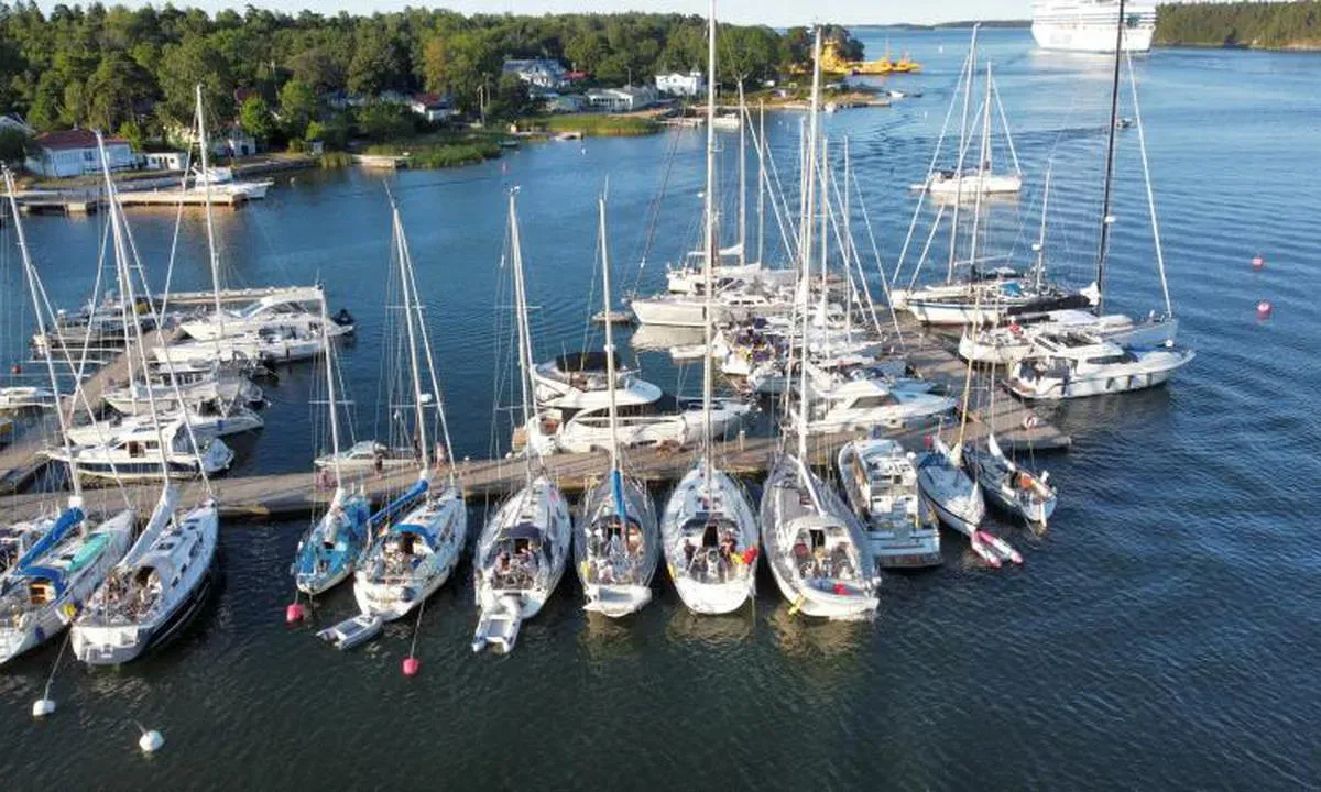 Furusunds gästhamn, marina in Furusund, Sweden