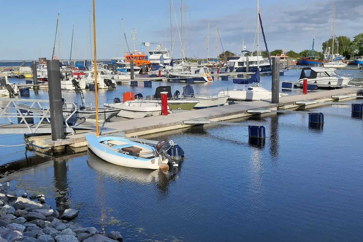 Hafen Barhöft, marina in Altenpleen, Germany