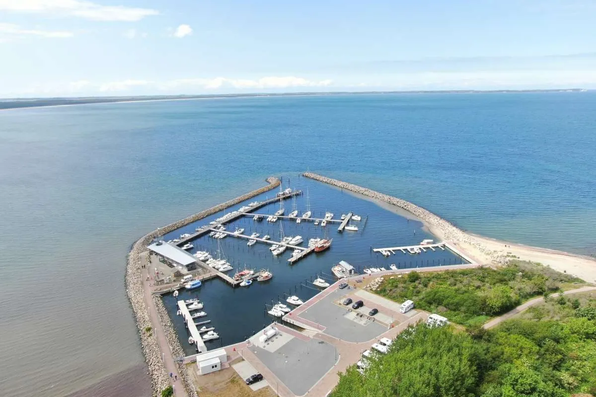 Glowe Hafen, marina in Glowe, Germany