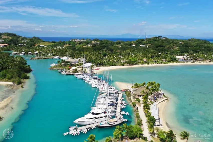Musket Cove Marina in Nadroga-Navosa, Fiji