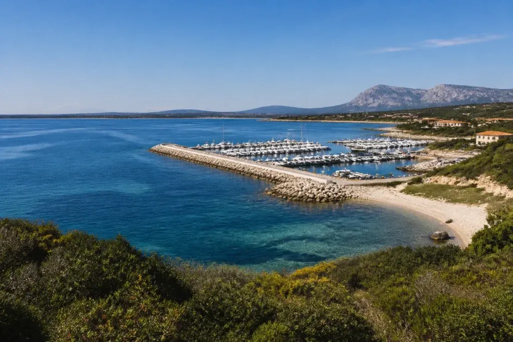 Punta Aldia Small Marina in Santu Diadòru/San Teodoro, Italy