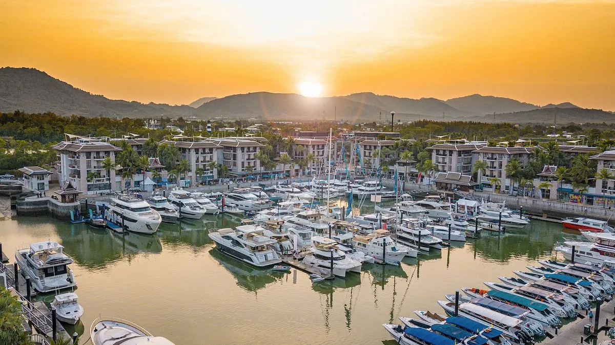 Royal Phuket Marina in Ko Kaeo, Thailand
