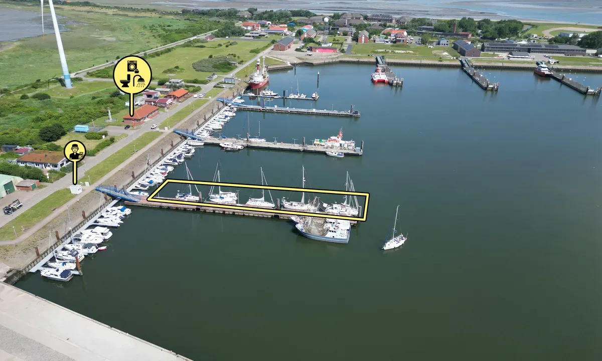 Schutzhafen Borkum, marina in Borkum, Germany — photo 3