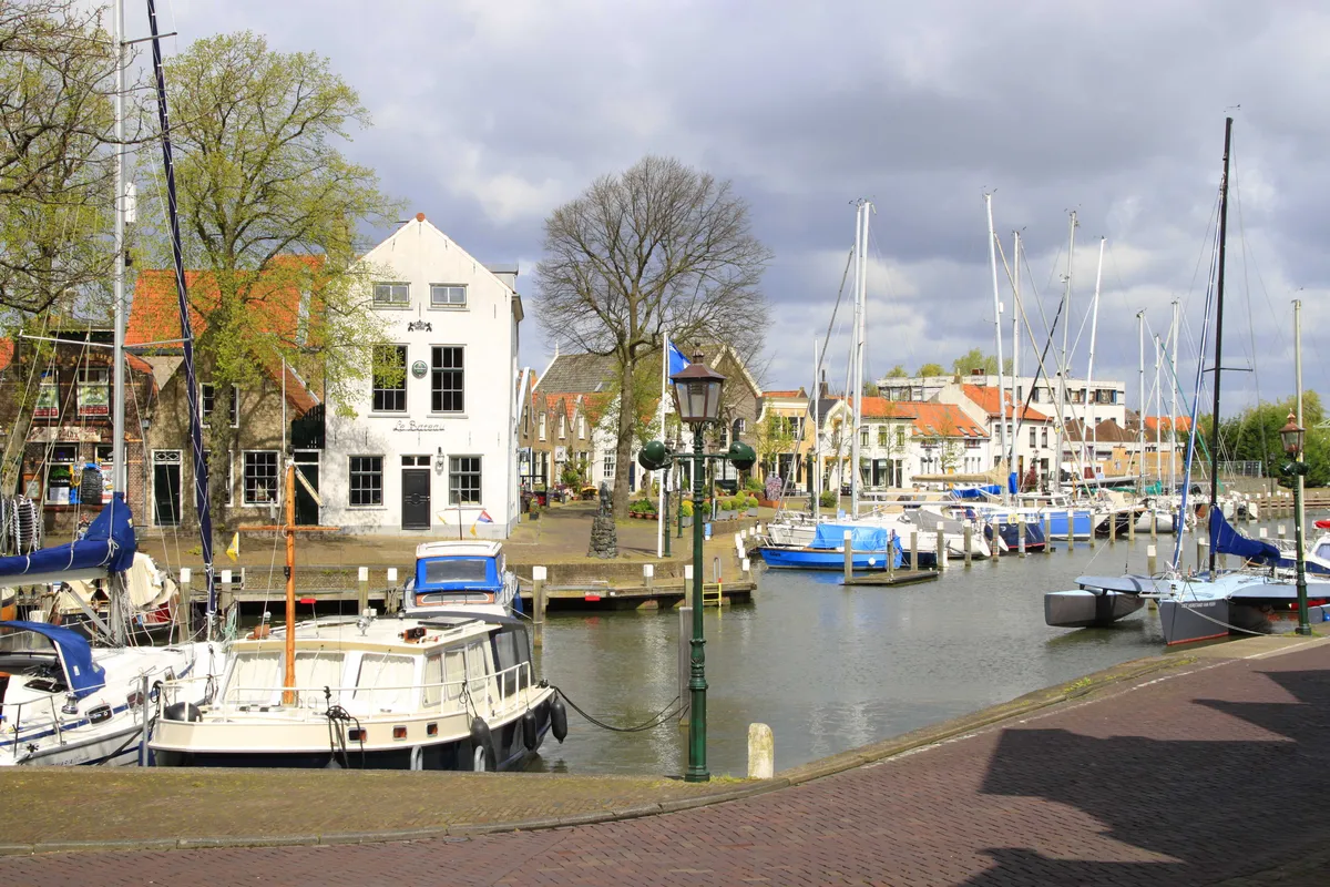 Watersportvereniging Flacquee, marina in Middelharnis, Netherlands