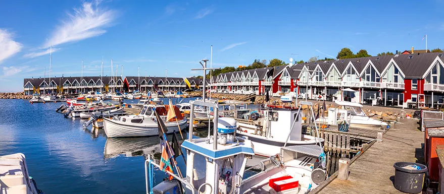 Hasle Havn, marina in Hasle, Denmark