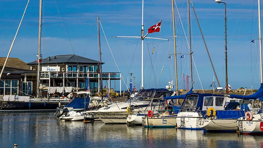 Nexø Harbour, marina in Nexø, Denmark