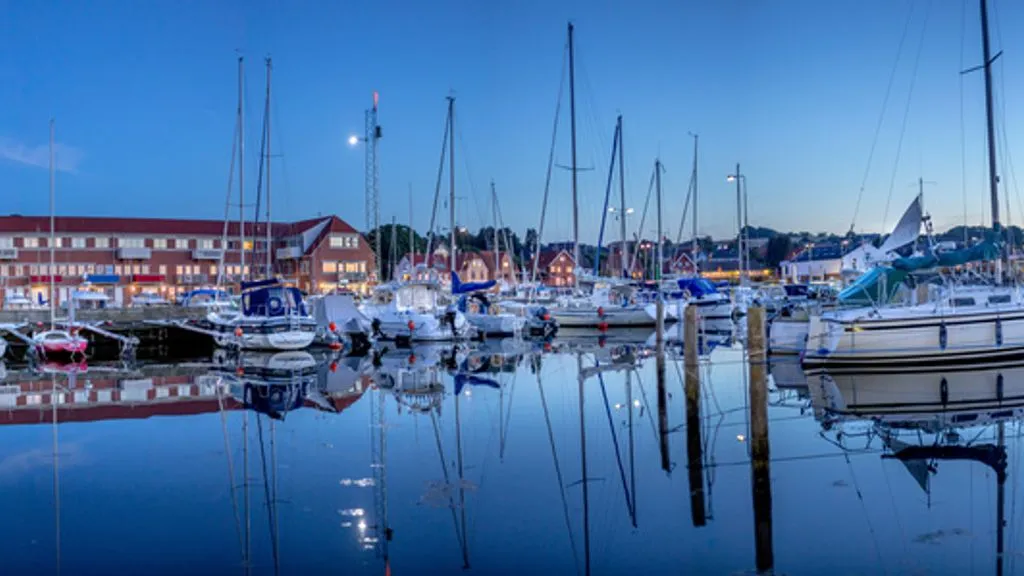 Tejn Harbour, marina in Tejn, Denmark