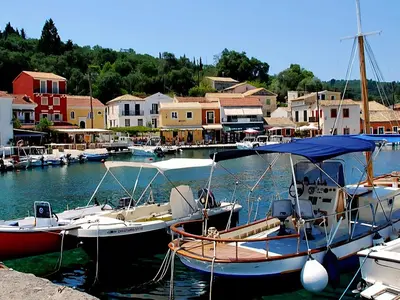 Lakka Port, marina in Lakka, Greece