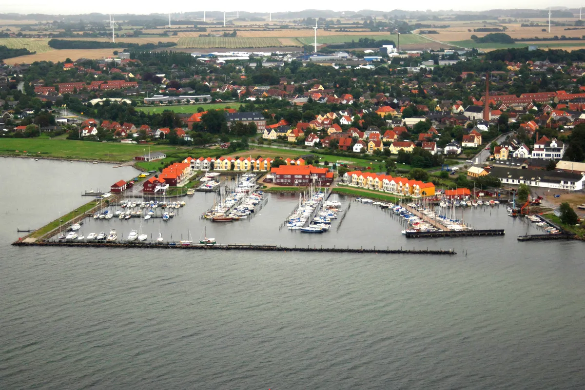 Rudkøbing Havn, marina in Rudkøbing, Denmark