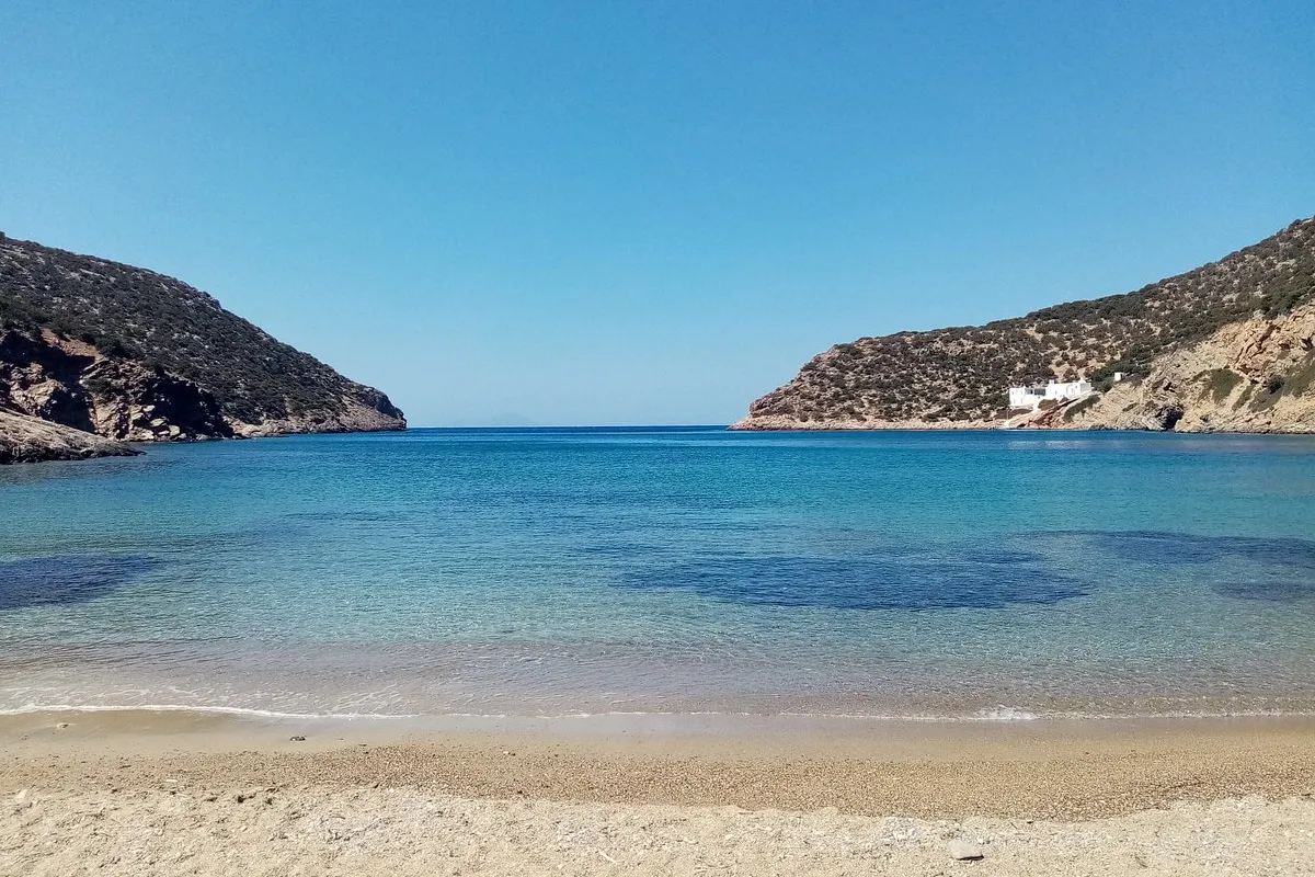 Fykiada Bay in Μέριχας, Greece