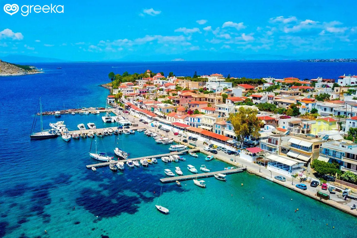 Perdika Marina in Perdika, Greece